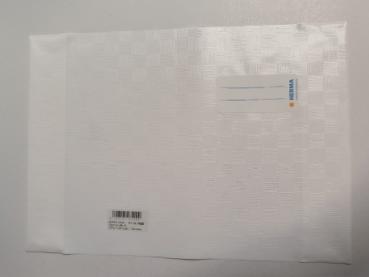 Heftschoner A5 gedeckt weiß