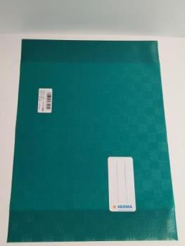 Heftschoner A5 gedeckt dunkelgrün