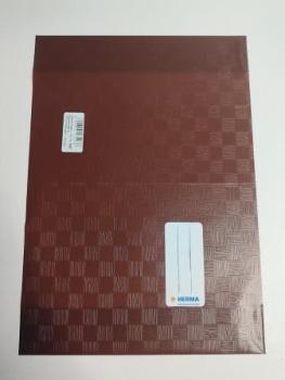 Heftschoner A5 gedeckt braun