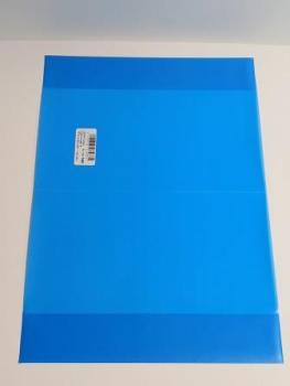 Heftschoner A5 transp. dkl.blau