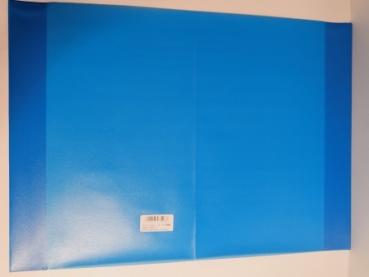 Heftschoner A4 transp.dkl.blau