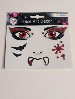 Sticker Face Art Vampir