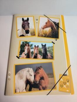 Gummizugmappe A3 PP xoxo Horse