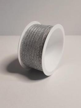 Zierband silber 4 mm / 10 m  ldm