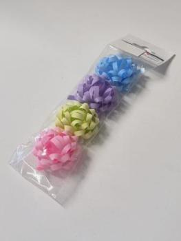 Mini Schleife 4er 45mm Bows 4fach sortiert