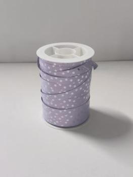 Ringelband Blumen, 10mmx100m, lila