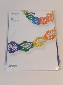 Netzgirlande 4m, 3 Stück