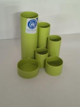M&M Stiftehalter Schreibtisch-Boy verde (hellgrün) Polystyrol 6 Fächer 12,9 x 13,9 x 14,7 cm