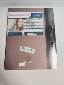 Zeugnismappe A4 2-colored aubergine