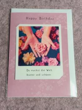 3D Polaroid Klappkarte