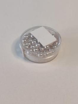 Wachsperle silber 6 mm  35er