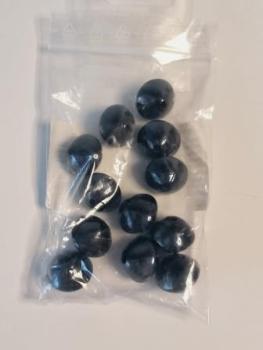 Acrylperle Kegel schwarz 20 x 17 mm 12 St/Pg