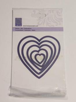 Stanzschablone Herz