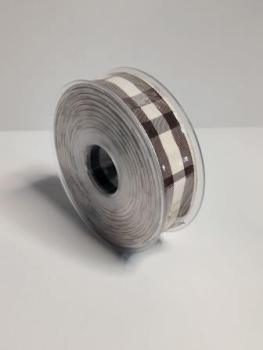 Band Rustic Tartan 25mm 20m cr br  ldm