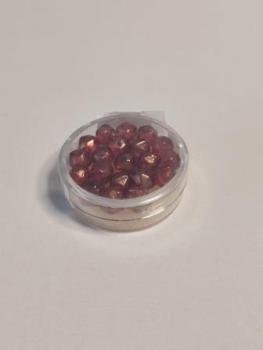 SchliffperleAntique 7mm 20er d.rot