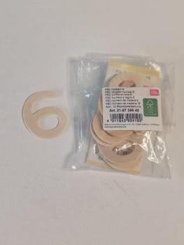 Holzzahl "6" 4cm