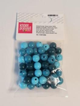 Holzperle 10mm türkis Mix 50er