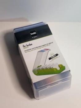 Lernkartei BeeBox A7 blau transluzent