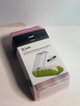 helit Lernkartei the beebox, A7, himbeer-transluzent (5690668)