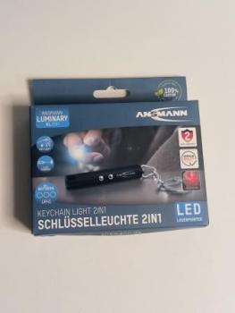 ANSMANN Keychain 2-in-1 Laserpointer