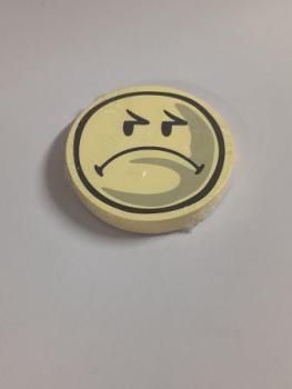 Kommunikationskarte Smilie negativ 100 mm 100 Stück