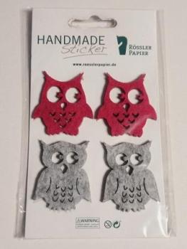 Sticker Filz Eulen