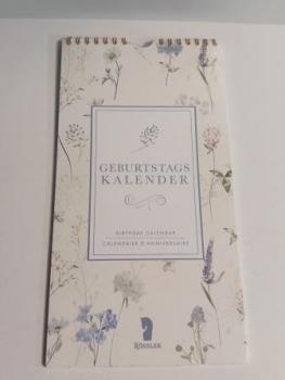 RÖSSLER Geburtstagskalender Valerie 150x280mm