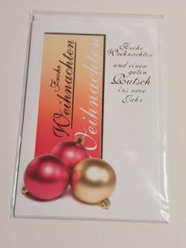 Glückwunschkarten Weihnachten klassisch