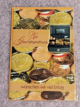 Karte Geschäftseröffnung
