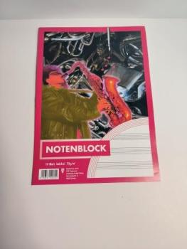 Notenblock A4 10BL 12System