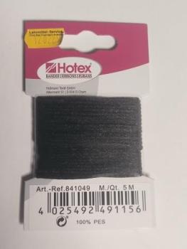 Satin Nylonschnur 5 m schwarz