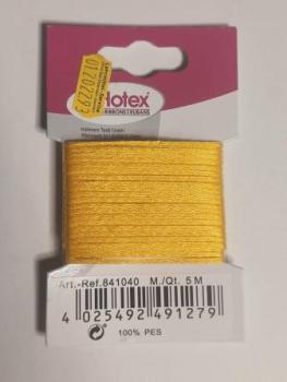 Satin Nylonschnur 5 m gelb