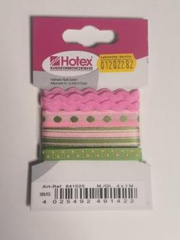 Deko-Bänder pink / grün