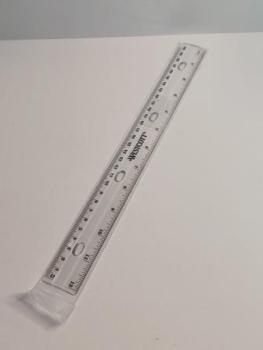 WESTCOTT Lineal 31,0 cm, transparent