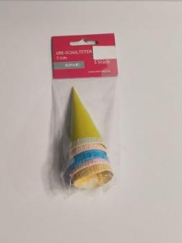 Zuckertüten 8cm 5Stk/Pg