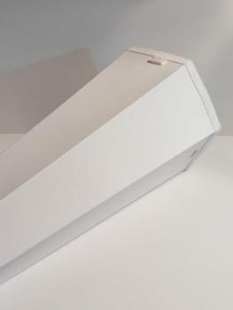 ROTH Schultüten-Rohling groß zum Basteln weiß - 85 cm 6-eckig - mit Rot(h)-Spitze ohne Verschluss