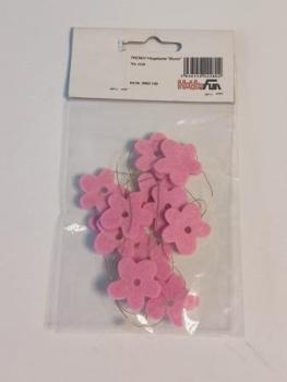 Trendy Filzgirlande Blume rose