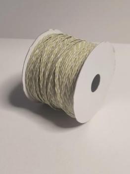 Flechtband 3 mm 45 m grün / natur   ldm
