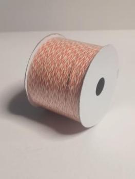 Flechtband 3 mm 45 m orange / natur   ldm