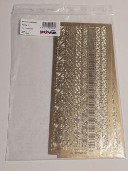 Konturensticker gold