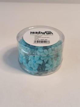 CREApop® Acrylblüten 20 mm sort., türkis, blau