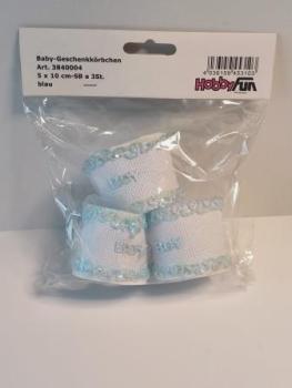 Baby-Geschenkkörbchen 5x 10 cm