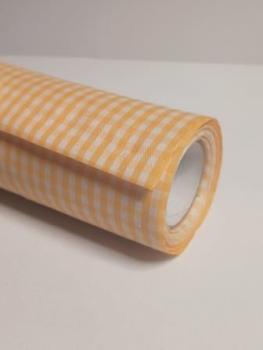 CREApop® Karo-Tischband 20 cm x 10 m, orange  ldm