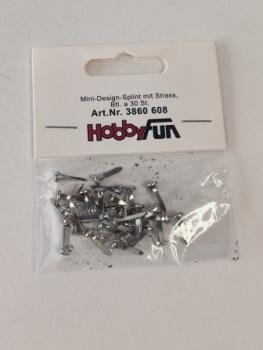 CREApop® Mini-Design-Splint mit Strass Btl. a`30 Stk