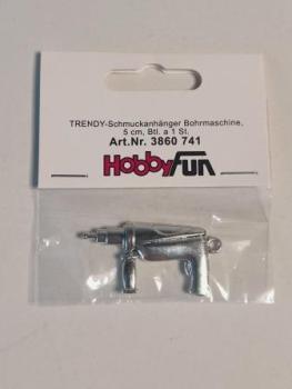 Trendy Schmuckanhänger Bohrmaschine 5cm