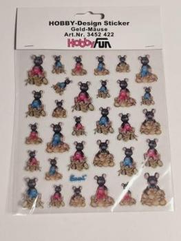 HOBBY-Design Sticker Geld-Mäuse