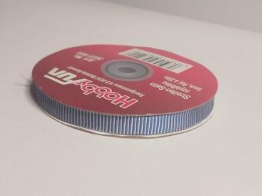 Streifen-Satin royalblau   9mm / 25 m   ldm