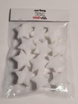 Watte-Stern 4 cm  12Stk / Pg