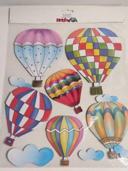 3D Sticker XXL Ballonfahrt I