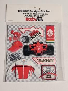 CREApop® Sticker Rennwagen